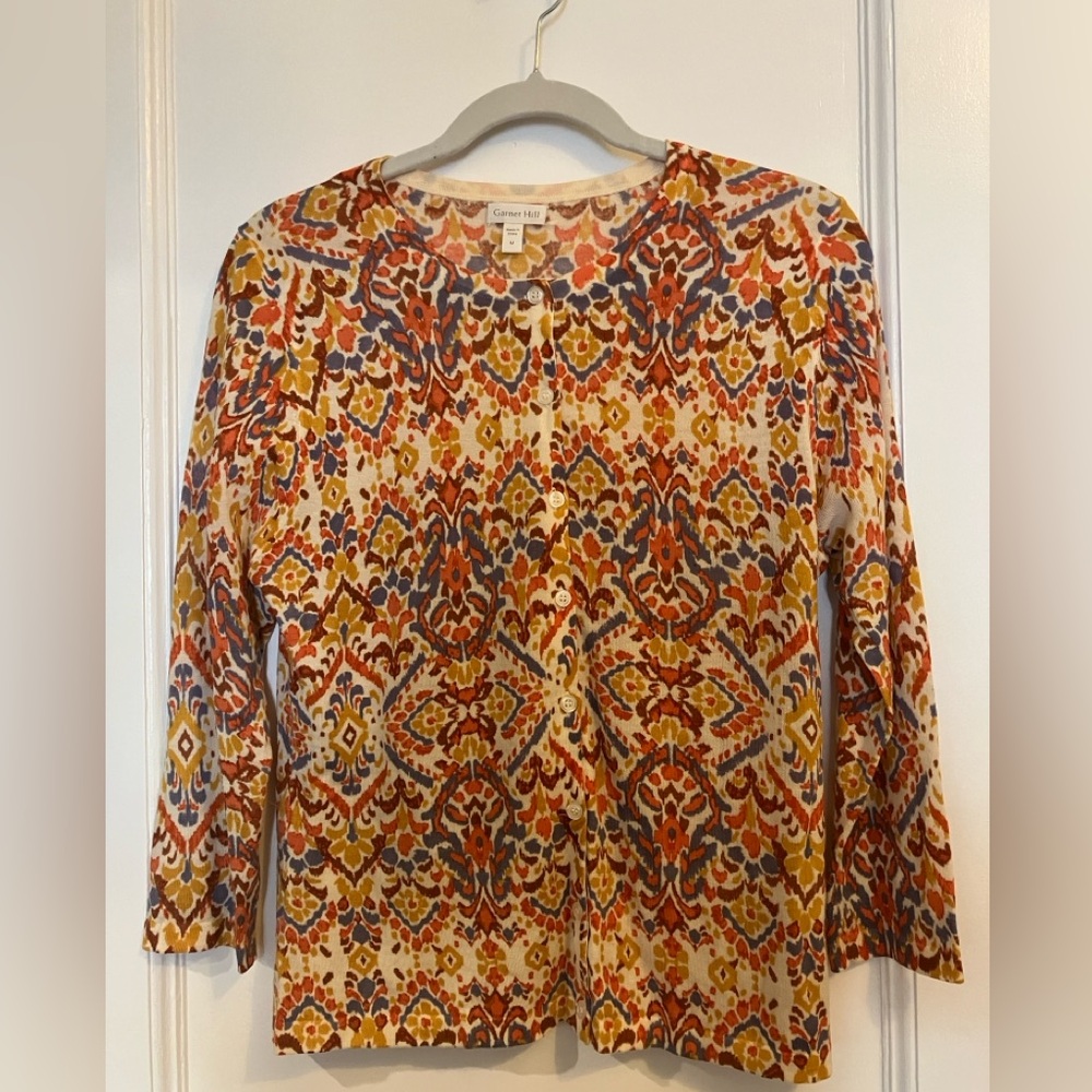 Beautiful Multicolor Women’s Button-Down Sweater,… - image 1